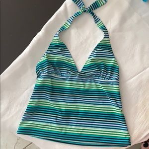 Women’s Old Navy Halter Tankini Swim Top L
